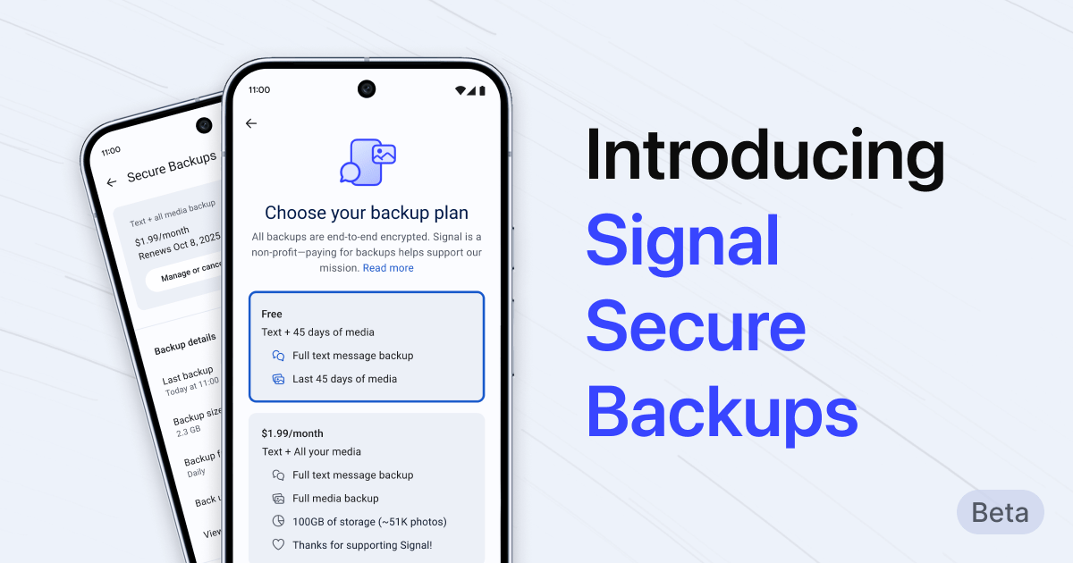 讨论当前流行的社交应用 - Signal，私密聊天工具